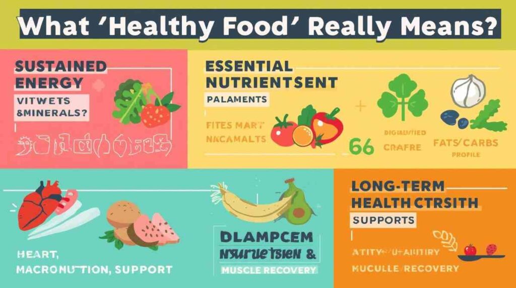 What “Healthy Food” Really Means?