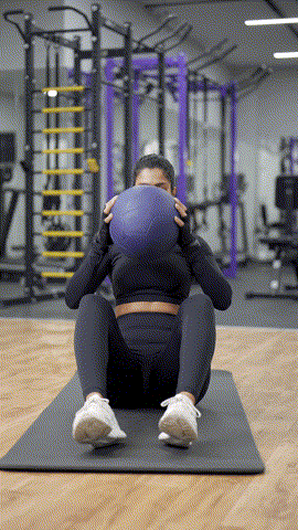 Medicine ball Russian twist