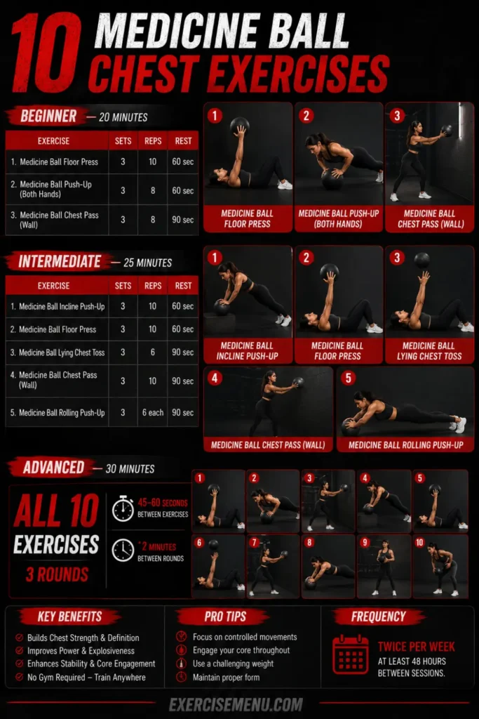 Structure Your Medicine Ball Chest Workout
