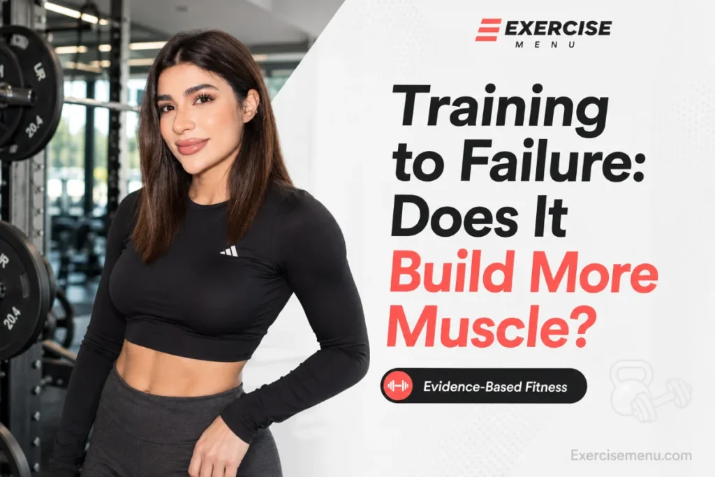 Training to Failure: Does It Build More Muscle? A lifter performing a dumbbell bicep curl close to muscular failure in a gym