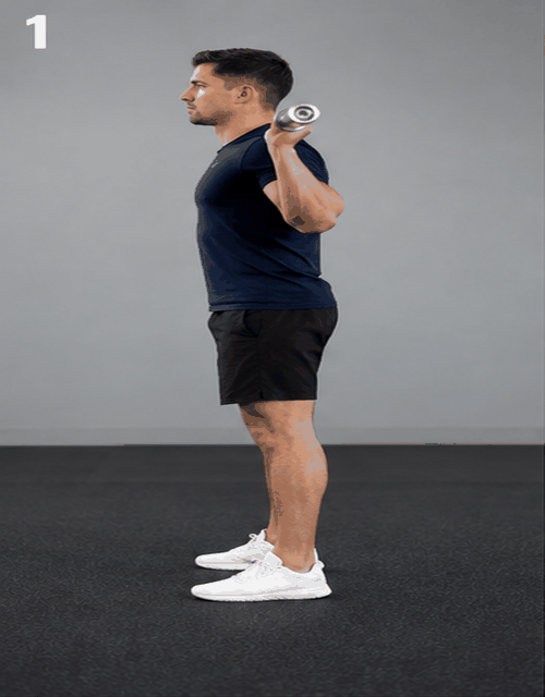 high bar back squat side view
