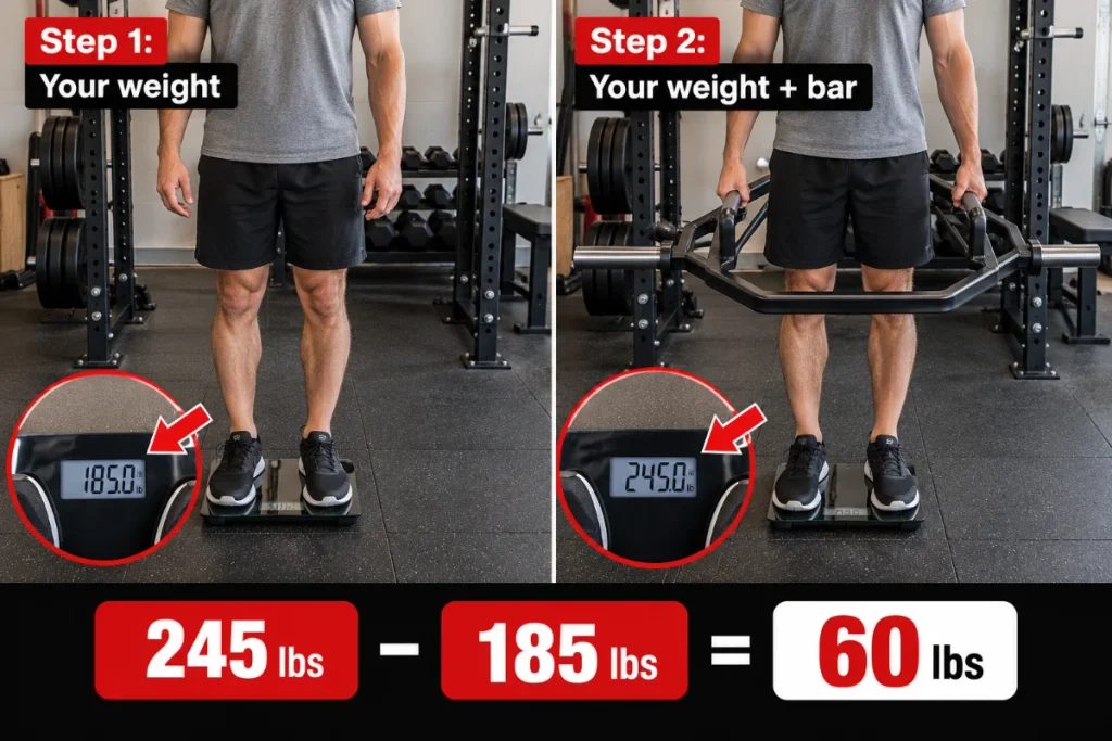 Bathroom Scale Method