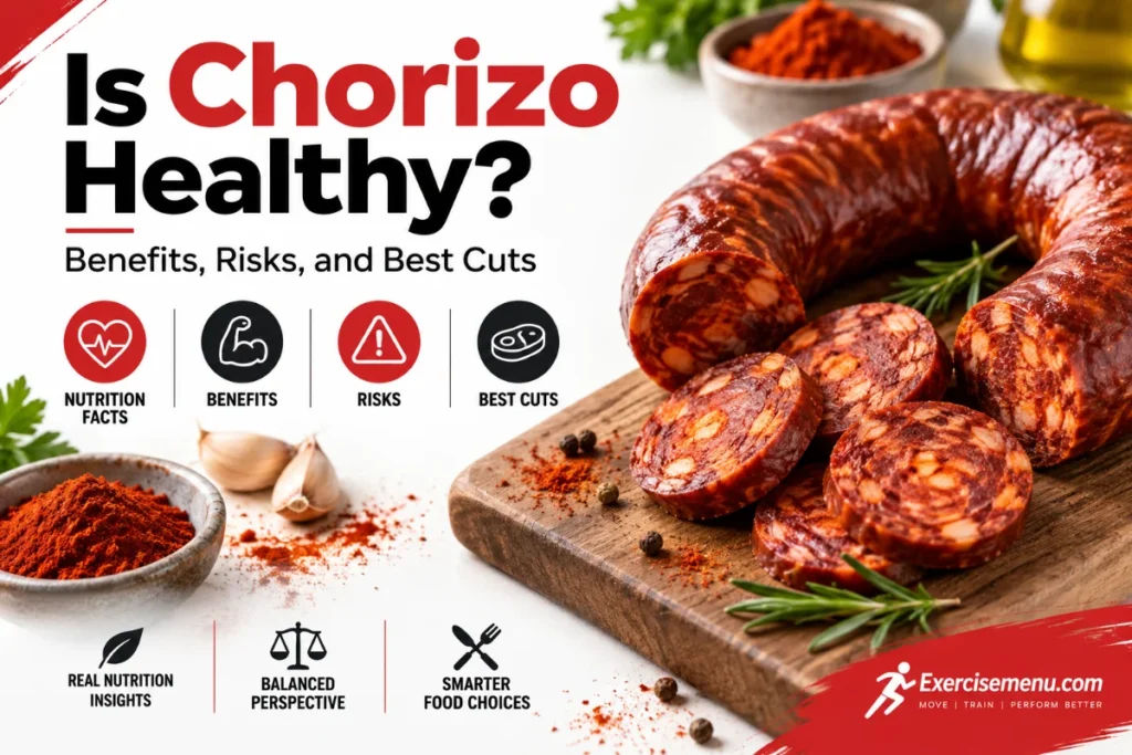 Is Chorizo Healthy? Nutrition, Benefits, and the Processed Meat Trade-Off Chorizo benefits, risks, nutrition facts, and best cuts.